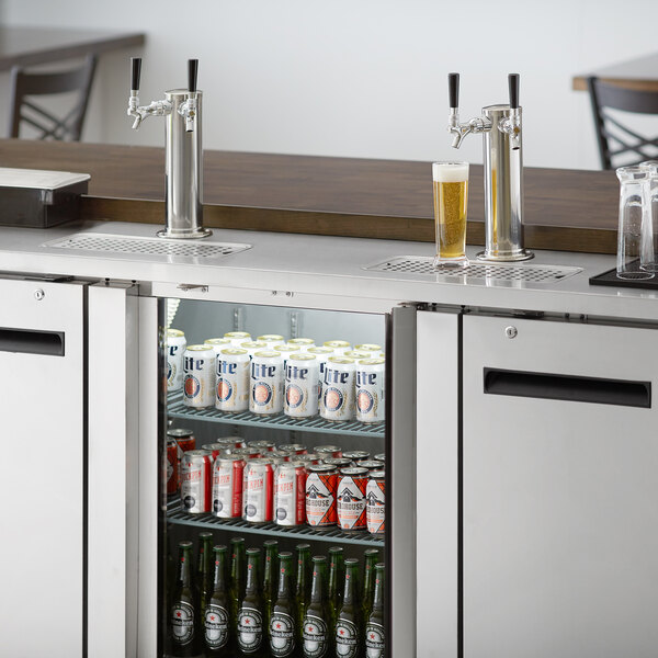 Refrigeration_Equipments_Bar_Refrigerators_Beer_Dispensers_Lease-Avantco_Kegerator_Beer_Dispenser_UDD-4-HC-S