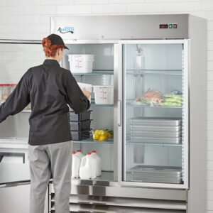 Refrigeration_Equipments_Reach-In_Refrigerators_and_Freezers_Lease-Avantco_Glass_Door_refrigerator_A-49R-G-HC-54