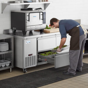 Refrigeration_Equipments_Worktop_Refrigerators_Counter_Height_Lease-Avantco_67-inch_4-drawer