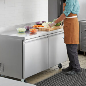 Refrigeration_Equipments_Worktop_Refrigerators_Counter_Height_Lease-Avantco_SS-WT-60R-HC-60