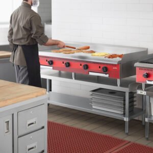 Restaurant_Equipment_Commercial_Gas_Griddles_and_Flat_Top_Grills_Avantco_Chef_Series_CAG-60-TG-60_with_Thermostatic_Controls_175000_BTU