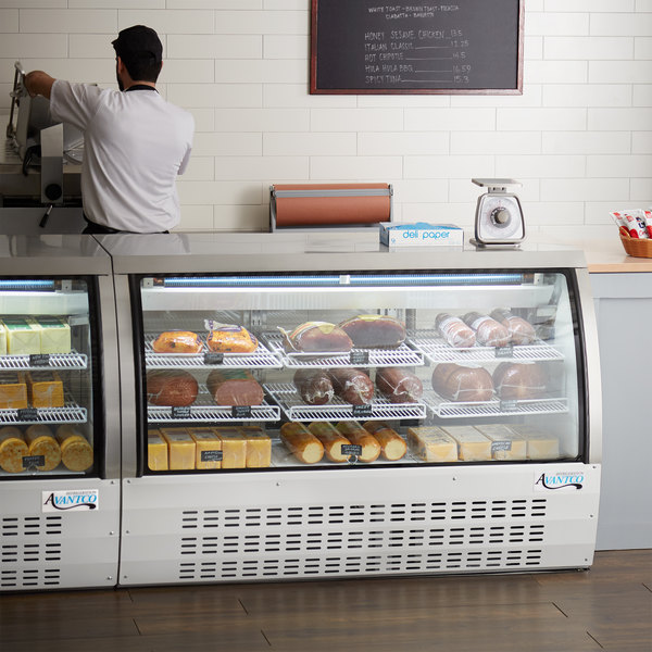 Refrigeration_Equipments_Merchandising_and_Display_Refrigeration_Meat&Deli_Cases_Lease-Avantco_DLC64-HC-W-64_1