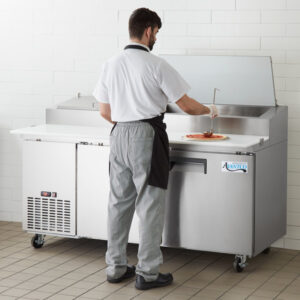 Refrigeration_Equipments_Refrigerated_Prep_Tables_Lease-Avantco_Pizza_prep table_APPT-71-HC-71