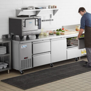 Refrigeration_Equipments_Worktop_Refrigerators_Counter_Height_Lease-Avantco_93-inch_4-drawer