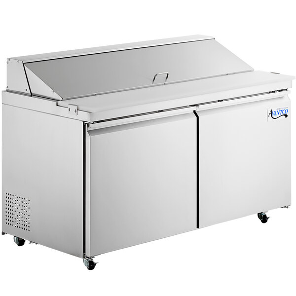 Refrigeration_Equipments_Refrigerated_prep_tables_Commercial_Sandwich_Salad_Preparation_Refrigerators_Lease-Avantco_SS-PT-60-HC-60